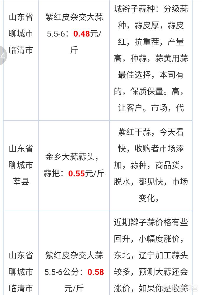 最新大蒜市场价格动态一览