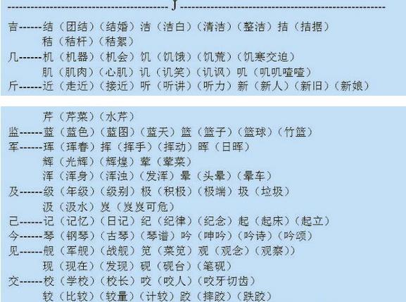 全面收录最新版汉字偏旁部首详尽汇编